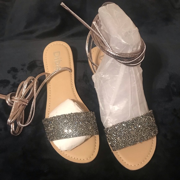 Diba Shoes - Diba Delmara embellished lace up sandals